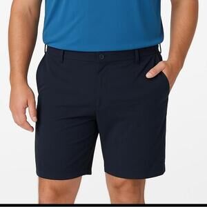 PGATOUR Shorts Mens Size 48  Black Side Back Pockets Zip Closure Casual Sports